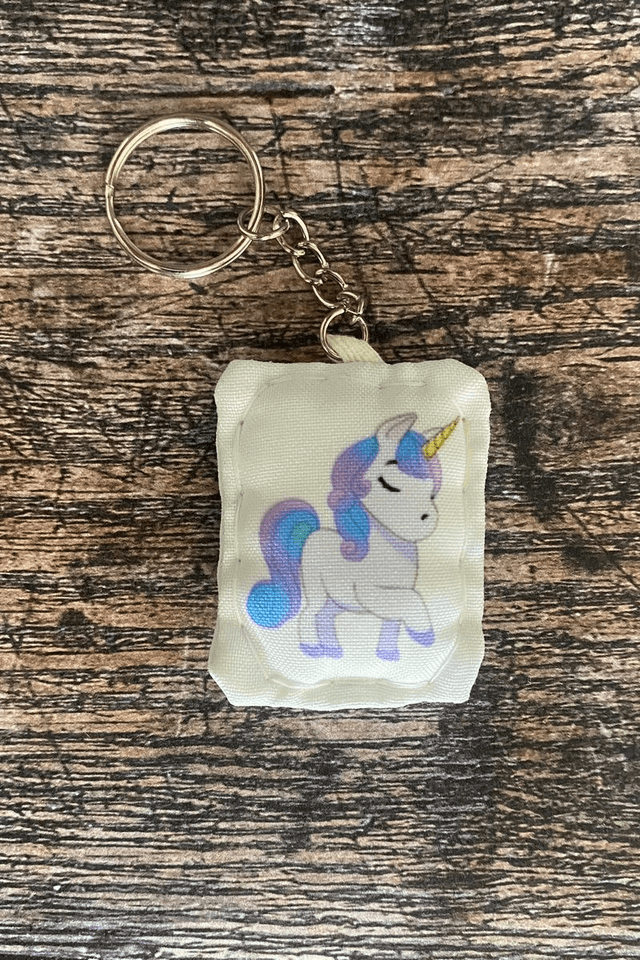 Porte clé Princesse et Licorne